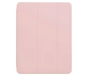 Devia Lederhülle mit Stiftfach für iPad Air 11" M1/M2/M3, hellrosa / Hülle