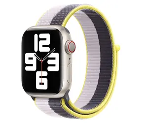 Devia Nylon-Geflechtarmband, zweifarbig, lila, für Apple Watch, 40/41/42 mm, Nylon