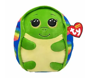 Ty Squishy Turtle Shrugs Regenbogen / 22 cm