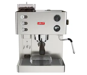 Lelit Kate PL82T schwarze Hebel-Kaffeemaschine