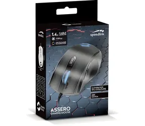 Speed Link SL-680007-BK ASSERO schwarz / Gaming-Maus / kabelgebunden / 3200 dpi