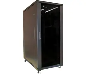 Extralink 37U 800x800 schwarz / Rack-Schrank / 19" / Breite 800 mm / Tiefe 800 mm / Tragfähigkeit 800 kg