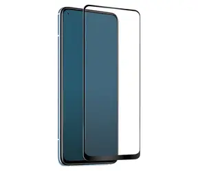 SBS-Schutzglas-Vollschutzhülle für XIAOMI Mi 11 Lite/Mi 11 Lite 5G, Schwarz / Gehärtetes Glas