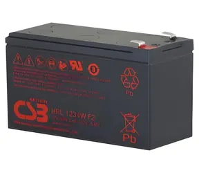 CSB HRL1234W / Bleiakku / 12 V / 9 Ah / 34 W / F2