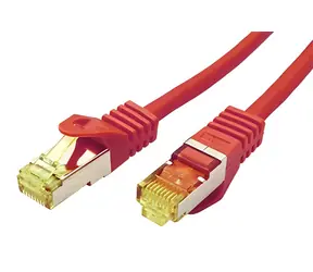 Goobay S/FTP Cat7 0,5 m rot / Patchkabel / RJ45 / LSOH