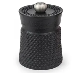 Peugeot Bali Fonte Tablett / Für Pfeffermühle und Salzstreuer / 8 cm / schwarz