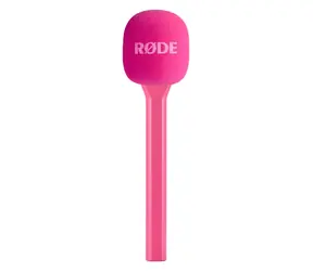 Rode Interview GO pink / Mikrofonadapter / für Wireless GO, GO II, ME, PRO / Windschutz