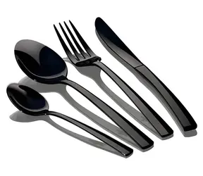 BERLINGERHAUS Black Collection Edelstahl-Spiegel / Besteckset / 24-teilig