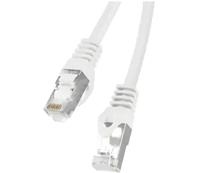 Lanberg PCF6-10CC-0050-W weiß / Patchkabel / FTP / Cat6 / 0,5 m / CCA / Fluke-geprüft