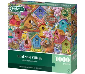 FALCON Puzzle Vogelhäuser / 1000 Teile / 68 x 49 cm