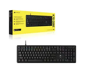 Corsair K70 Core RGB schwarz / Gaming-Tastatur / mechanisch / RGB / USB / NA-Layout