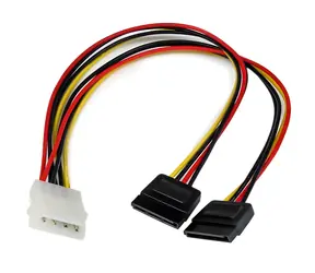 StarTech Strom-Y-Kabel Molex - 2x SATA