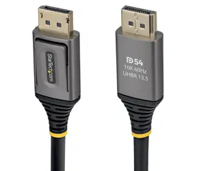 StarTech DP21V-1M-DP54- Cable schwarz / DisplayPort 2.1-Kabel / DP54 / 16K / 240 Hz / 1 m