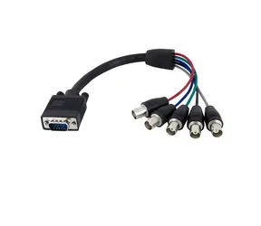 StarTech VGA - 5x BNC-Monitorkabel schwarz / Anschlusskabel / 0,3 m