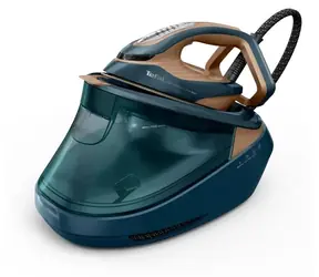 TEFAL Pro Express Vision Max GV9920 blau, kupfer / Hochdruck-Bügelstation / 7,5 bar / 1,8-l-Wassertank