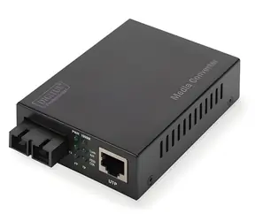 Digitus DN-82120-1 / Medienkonverter / RJ-45 auf SC Duplex / Gigabit / bis zu 500 m