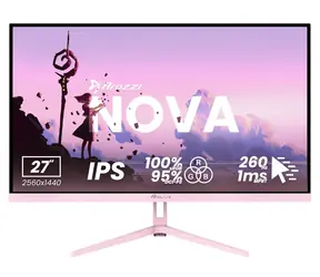 27" Arozzi NOVA 27T2K260 pink / Monitor / IPS / 2560x1440 / 260Hz / 1ms / 2x HDMI / 2x DP
