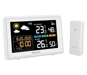 RainPoint BALDRTHERM B0359WST2H2PR / Wetterstation / Außensensor / Luftdruck / Wettervorhersage / IP54