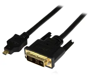 StarTech Micro HDMI - DVI-D schwarz / Kabel / 1 m / 1920x1200 px / 60 Hz