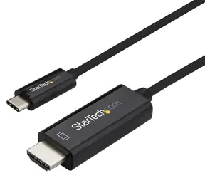 StarTech USB-C-auf-HDMI-Kabel, schwarz / USB-C-auf-HDMI-Kabel / 4K 60 Hz / 1 m