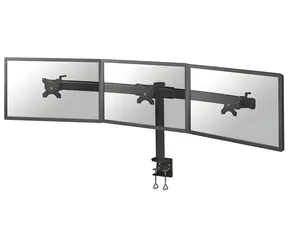 Neomounts FPMA-D700D3 schwarz / 3-Monitor-Halterung / 10-27" / Klemmhalterung