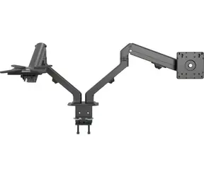 Vision VFM-DAD/4 / Monitor- und Laptophalterung / zwei Arme / verstellbar / Aluminium, Stahl