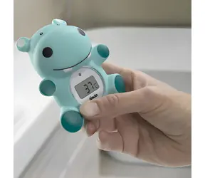 Alecto BC-11 Hippo / Bad- und Raumthermometer / Alarm >39°C / CR2032-Batterie