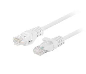 Lanberg UTP CAT5E 1,5 m weiß / Patchkabel / RJ45-RJ45 / 10er-Pack / Fluke-geprüft