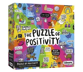 GIBSONS Puzzle „Positives Denken“ / 1000 Teile / 68 x 49 cm