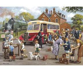 GIBSONS Puzzle Evacuees / 4x500 Teile