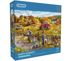 GIBSONS Puzzle „Fröhliche Ernte“ / 1000 Teile