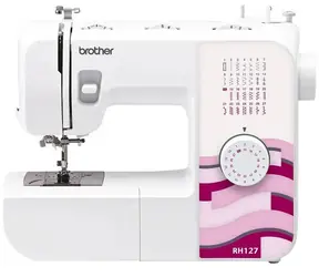 Brother RH 127 weiß / Nähmaschine / Drehregler / elektrisch