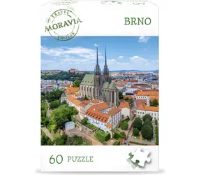 Dino Puzzle Touristenedition Brünn / 60 Teile / 23,5 × 21,5 cm