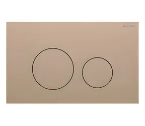 Geberit Sigma40 Betätigungsplatte, gebürstetes Rotgold / Spülsteuerung / Edelstahl / Easy zu reinigen