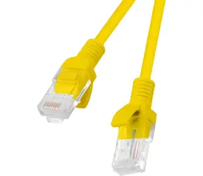 Lanberg Patchkabel Cat6 UTP 0,25 m gelb / Patchkabel / RJ45-RJ45