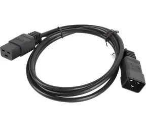 Lanberg CA-C19E-10CC-0018-BK schwarz / Netzkabel / C20 - C19 / 1,8 m / 16 A