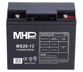 Carspa MHPower MS20-12 / Blei-Säure-Batterie / AGM / 12V / 20Ah / T5