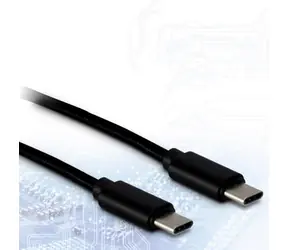 Inter-tech USB-C-Kabel 1 m schwarz / Kabel / USB-C (M) - USB-C (M) / USB 2.0