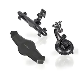 Nedis Auto-Tablet-Halterung für Windschutzscheibe und Armlehne / Halterung / bis zu 12 Zoll / 360° drehbar / verstellbar