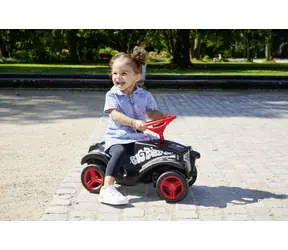 Big Balance Bike Bobby Car Classic Little Rocker schwarz, rot / Laufrad / Tragkraft 50 kg / ab 1 Jahr