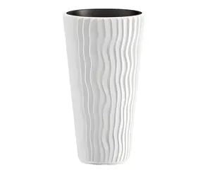 Prosperplast SANDY SLIM weiß 29,7 cm / Blumentopf / Volumen 22 l / Höhe 53,1 cm