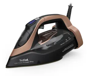 TEFAL Ultimate Power Pro FV9E50 schwarz/kupfer / Dampfbügeleisen / 3200 W / Durilium AirGlide AutoClean