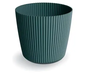 Prosperplast Milly Runder Blumentopf, ozeanblau, 23,6 cm / 7 l / Kunststoff