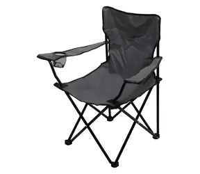 Cattara BARI grau / Faltbarer Campingstuhl / Tragfähigkeit: 90 kg