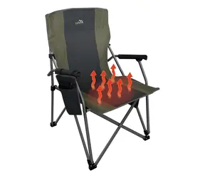Cattara WARM / Faltbarer Campingstuhl / USB-Heizung / Tragkraft 120 kg