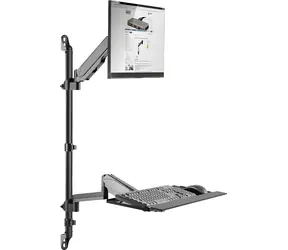 Digitus DA-90372 / Tischmonitorhalterung / VESA 75x75-100x100 / 17"-32" / Tragkraft 8 kg / höhenverstellbar