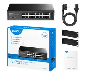 Cudy GS1016 / Switch / 16x RJ45 / 1000 Mbit/s / Rackmontage