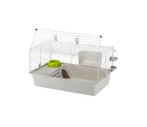 Ferplast CAVIE 80 grau / Käfig / Für Meerschweinchen / 77 x 48 x 42 cm