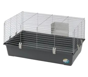 FERPLAST Käfig für Kaninchen und Meerschweinchen RABBIT 100 EL / 95x57x40 cm / Metall, Kunststoff