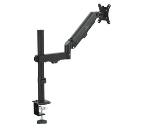 Maclean MC-135 schwarz / Monitorhalterung für Desktop-Monitore / 17-32 Zoll / VESA 75x75-100x100 / Tragkraft 10 kg / Gasdruckfeder